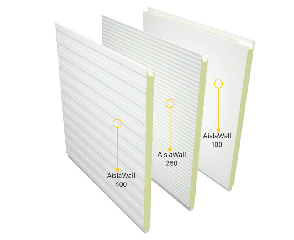 Panel-sandwich PIR-para-muro-